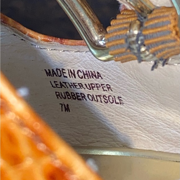 Michael Kors Snakeskin Platform Heels with Side Buckles  - size 7 - Picture 7 of 14